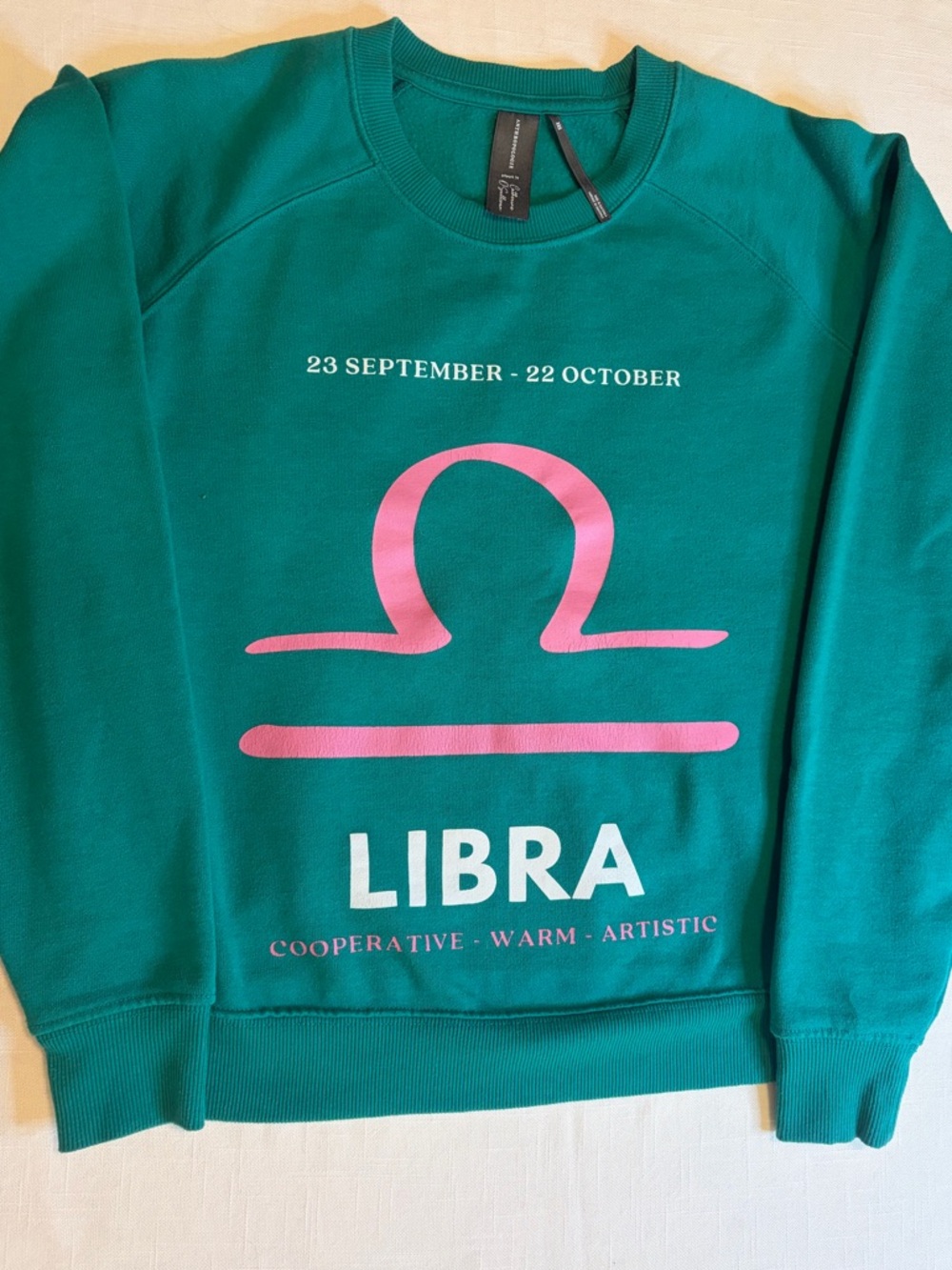 Anthro - Libra Zodiac Sweatshirt - XXS